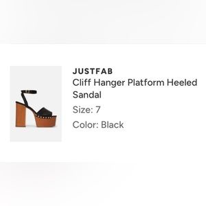 Black & tan studded platform heeled sandals